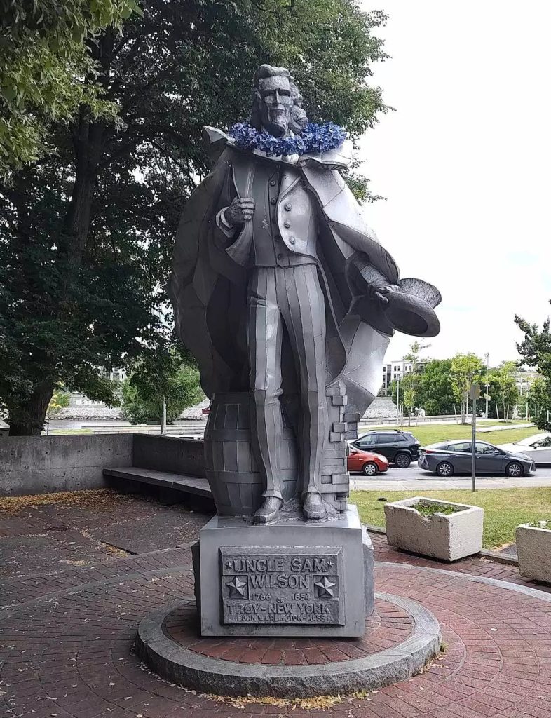 uncle sam statue at Troy, New York