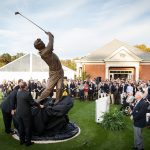 Arnold Palmer Statue unveiled at the Wake Forest University